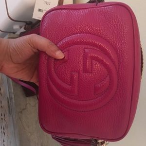 Gucci Soho in pink leather